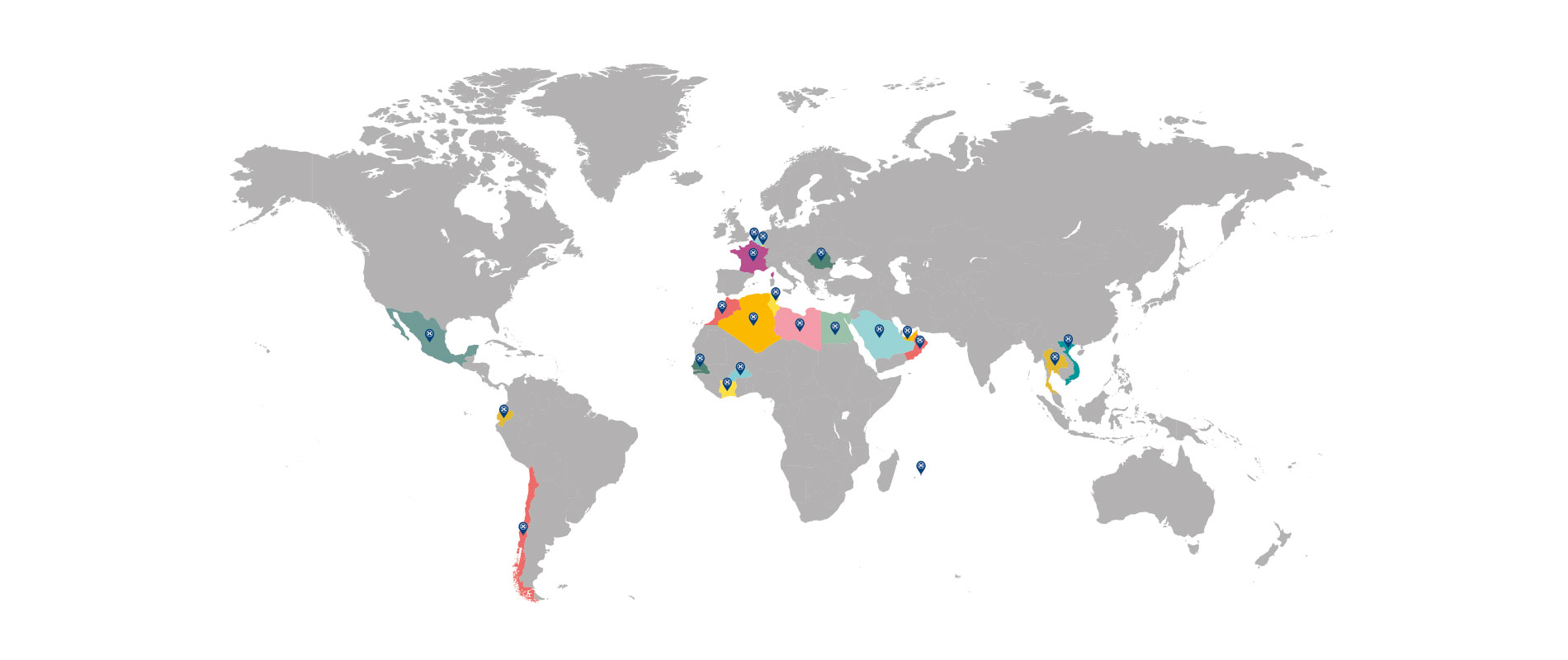 Carte ixina Monde 2022